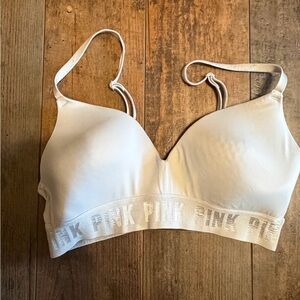 Women’s Victoria’s Secret PINK wear everyday push up bra in white 32b